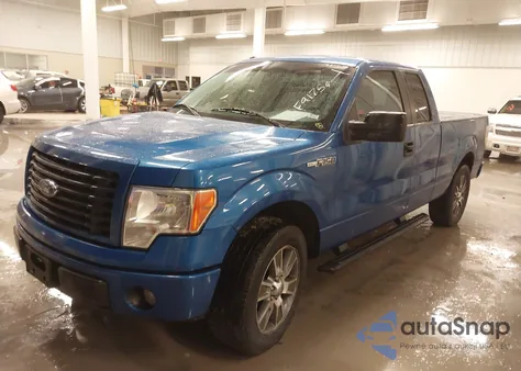 2014 Ford F-150 Stx z USA, uszkodzony, nr VIN 1FTEX1CM9EKF91754